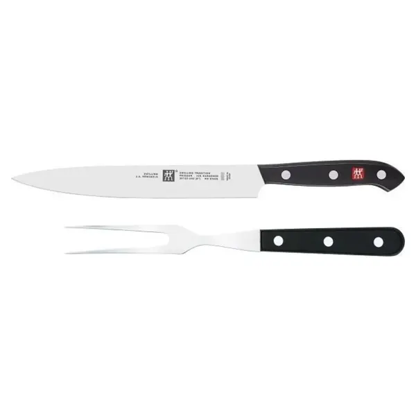 Zwilling Tradition 2-Piece Carving Set in Stainless Steel