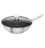 Zwilling Wok en acier inoxydable avec couvercle Joy Plus 30 cm - Zwilling
