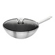 Wok en acier inoxydable avec couvercle Joy Plus 30 cm - Zwilling