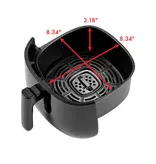Zwilling ZWILLING 4L Black Air Fryer with Ceramic Coating
