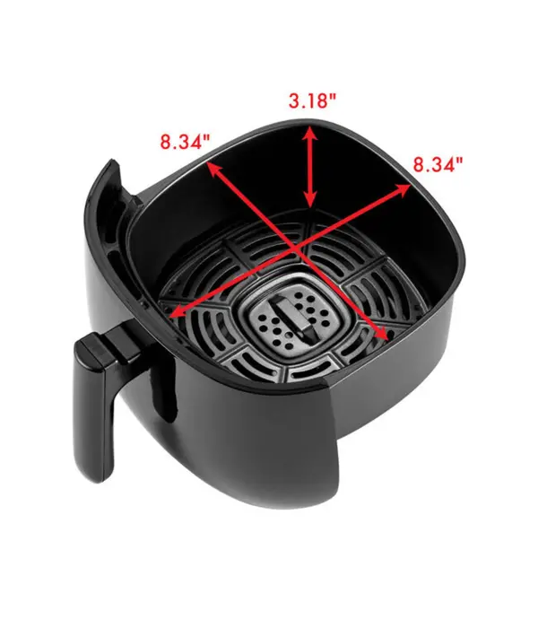 Zwilling ZWILLING 4L Black Air Fryer with Ceramic Coating
