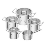 Zwilling ZWILLING Pro 5-Piece Stainless Steel Cookware Set with Lids