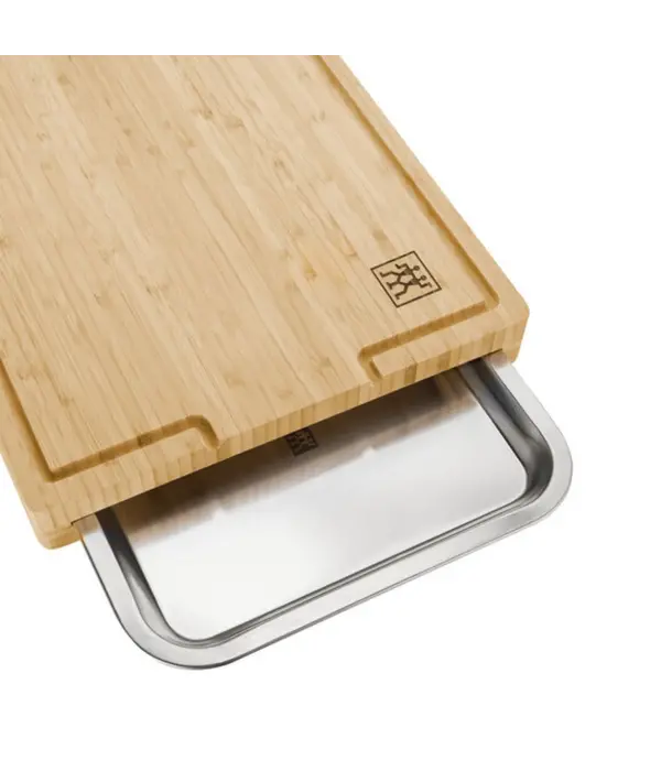 Zwilling Planche à découper en bambou avec plateau 16x12" BBQ+ - Zwilling