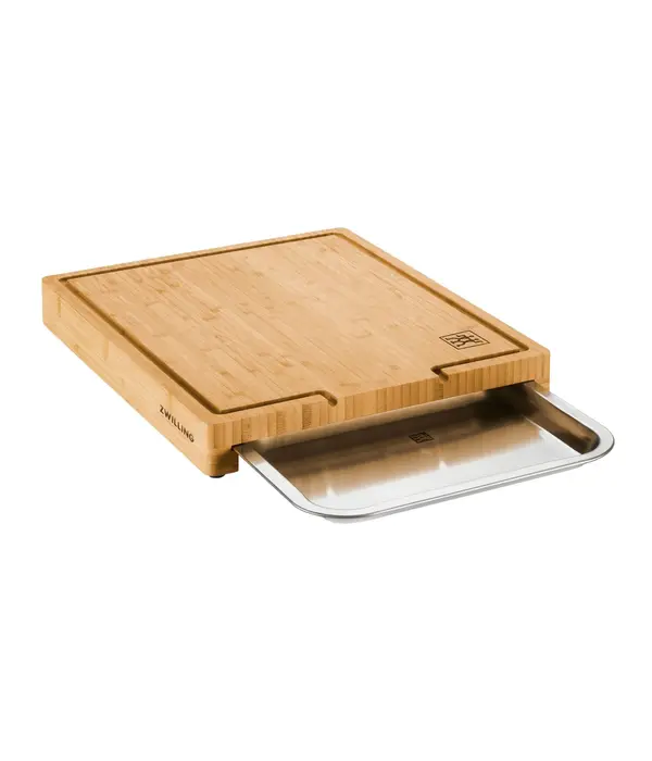 Zwilling Planche à découper en bambou avec plateau 16x12" BBQ+ - Zwilling