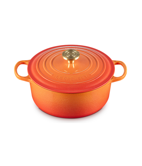 Le Creuset Cocotte ronde Flamme Dorée 5.3L - Le Creuset