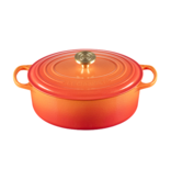 Le Creuset Cocotte ovale Flamme Dorée 4.7L - Le Creuset