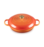 Le Creuset Le Creuset Enameled Cast Iron Braiser Flamme Dorée 3.5L