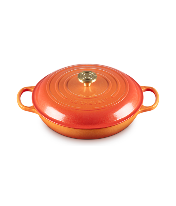 Le Creuset Le Creuset Enameled Cast Iron Braiser Flamme Dorée 3.5L