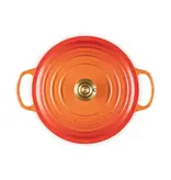 Le Creuset Cocotte ronde Flamme Dorée 5.3L - Le Creuset