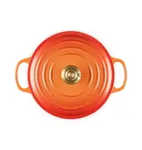 Le Creuset  Le Creuset Round Dutch Oven Flamme Dorée 4.2L