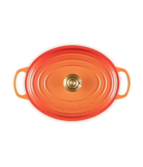 Le Creuset Cocotte ovale Flamme Dorée 4.7L - Le Creuset