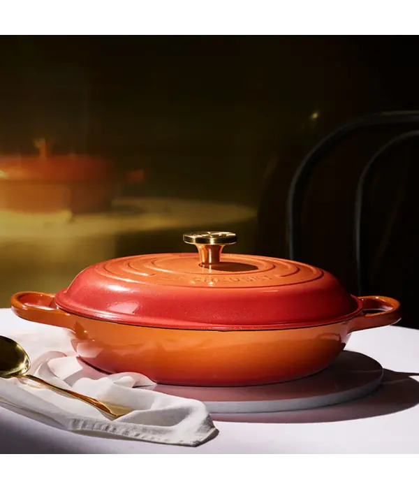 Le Creuset Le Creuset Enameled Cast Iron Braiser Flamme Dorée 3.5L