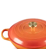 Le Creuset Le Creuset Enameled Cast Iron Braiser Flamme Dorée 3.5L