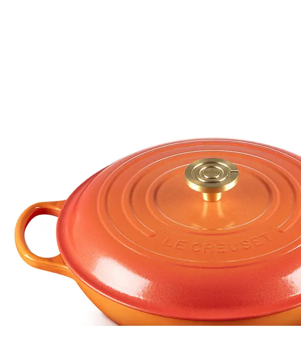 Le Creuset Le Creuset Enameled Cast Iron Braiser Flamme Dorée 3.5L