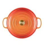 Le Creuset Braisière en fonte Flamme Dorée 3.5L - Le Creuset