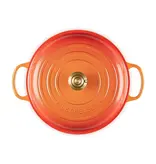 Le Creuset Braisière en fonte Flamme Dorée 3.5L - Le Creuset