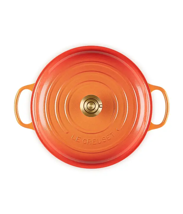 Le Creuset Braisière en fonte Flamme Dorée 3.5L - Le Creuset