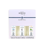 Lampe Berger de Paris Ensemble de 3 fragrances Chaleureux pour lampe 250ml – Maison Berger