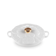 Le Creuset Cast Iron Braiser Petals White 2.2L