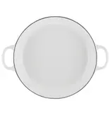 Le Creuset Braisière en fonte pétales Blanche 2.2L - Le Creuset