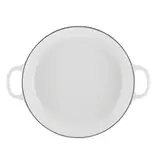 Le Creuset Braisière en fonte pétales Blanche 2.2L - Le Creuset