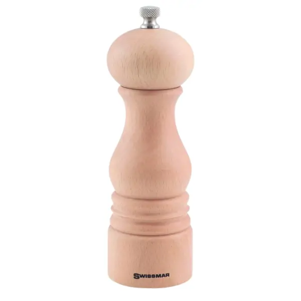 Swissmar Salt Mill Natural Wood Finish 18 cm