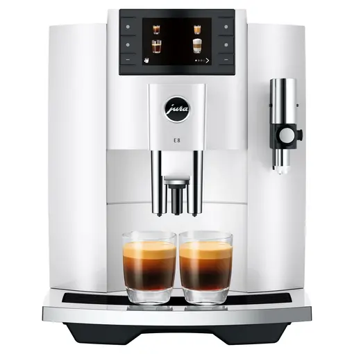 Jura Machine à café automatique E8 Blanche - Jura