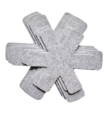 Fox Run Fox Run Gray Pan Protectors, Set of 5