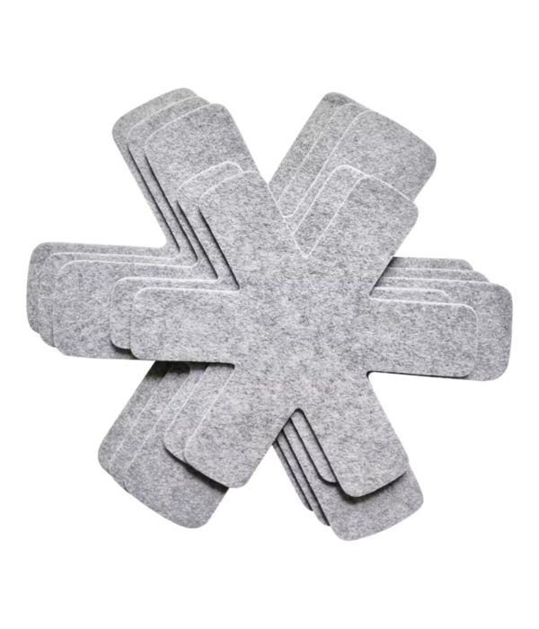 Fox Run Fox Run Gray Pan Protectors, Set of 5