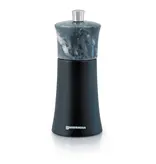 Swissmar Ensemble de salière et poivrière en bois noir mat et granit 15cm - Swissmar