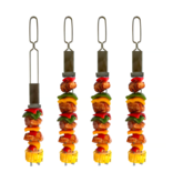 Fox Run Stainless Steel Skewers with Slider, Set of 4