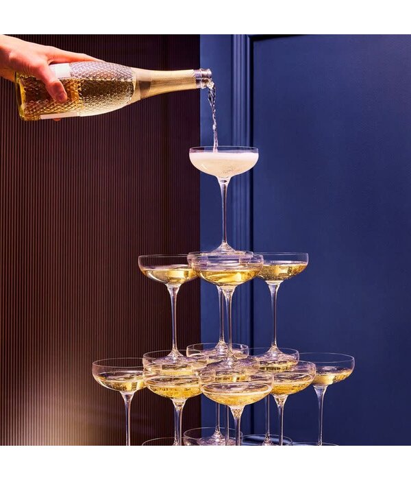 Krosno Ensemble de 6 verres à champagne Harmony 240ml - Krosno