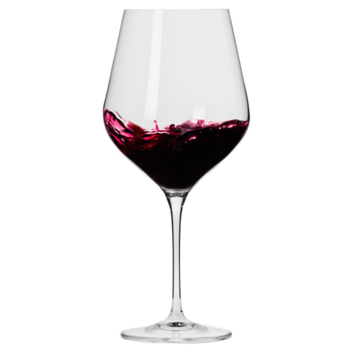 Krosno Krosno Burgundy Red Wine Glasses Spendour 860 ml, Set of 6