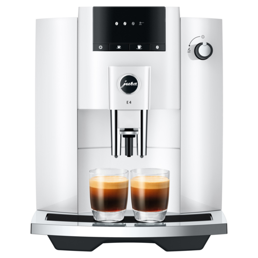 Jura Jura E4 Automatic Coffee Machine – Piano White