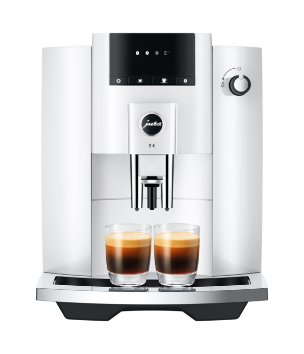 Jura Jura E4 Automatic Coffee Machine – Piano White
