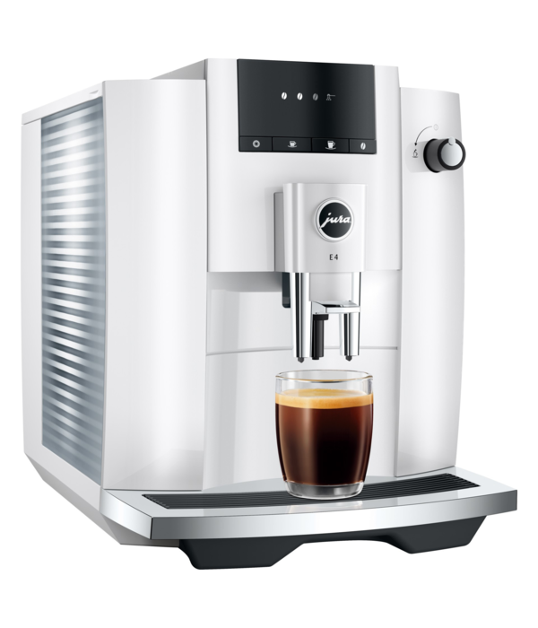 Jura Jura E4 Automatic Coffee Machine – Piano White