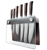 THE CUSTOM CHEF Cuisine::pro® LE CONNOISSEUR™ Epicure 7-Piece Knife Block