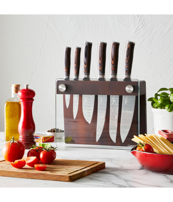 THE CUSTOM CHEF Bloc de couteaux 7 pièces Epicure LE CONNOISSEUR™ - Cuisine::pro®