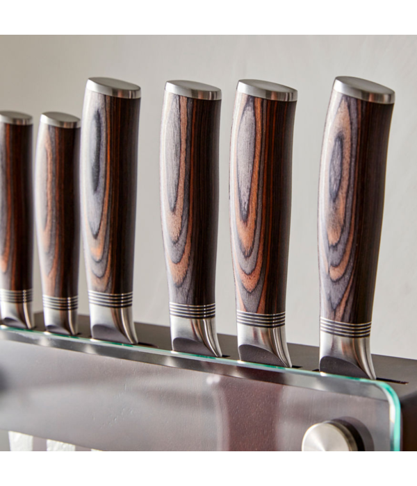 THE CUSTOM CHEF Bloc de couteaux 7 pièces Epicure LE CONNOISSEUR™ - Cuisine::pro®