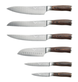 THE CUSTOM CHEF Cuisine::pro® LE CONNOISSEUR™ Epicure 7-Piece Knife Block