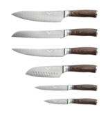 THE CUSTOM CHEF Cuisine::pro® LE CONNOISSEUR™ Epicure 7-Piece Knife Block