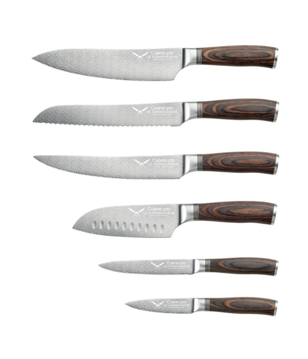 THE CUSTOM CHEF Bloc de couteaux 7 pièces Epicure LE CONNOISSEUR™ - Cuisine::pro®