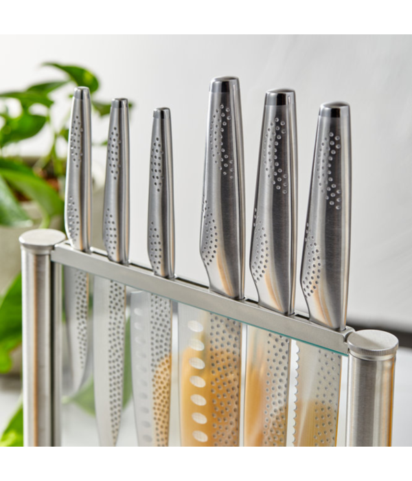 THE CUSTOM CHEF Cuisine::pro® Gozen SAMURAI® 7-Piece Knife Block