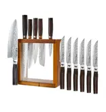 THE CUSTOM CHEF Cuisine::pro® Mokuzai 7-Piece Knife Block + 6 Steak Knives (Gift with Purchase)