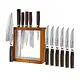 Bloc de couteaux Mokuzai 7 pièces + 6 couteaux à steak (cadeau avec achat) - Cuisine::pro®