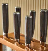 THE CUSTOM CHEF Bloc de couteaux Mokuzai 7 pièces + 6 couteaux à steak (cadeau avec achat) - Cuisine::pro®