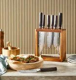 THE CUSTOM CHEF Cuisine::pro® Mokuzai 7-Piece Knife Block + 6 Steak Knives (Gift with Purchase)
