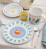 Costa Nova Costa Nova Summer Bliss Crab Dessert Plate 22.1 cm