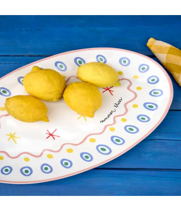 Costa Nova Costa Nova Summer Bliss Oval Platter 45 x 31 cm