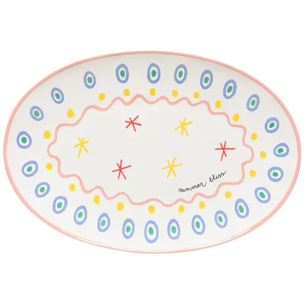 Plateau oval Summer Bliss 45x31cm - Costa Nova